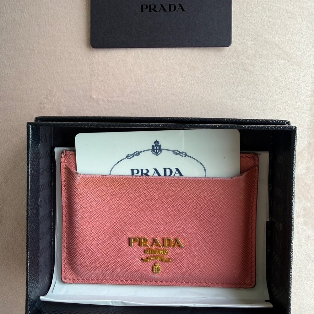 Prada Pink Key & Card Holder - Picture 6 of 6
